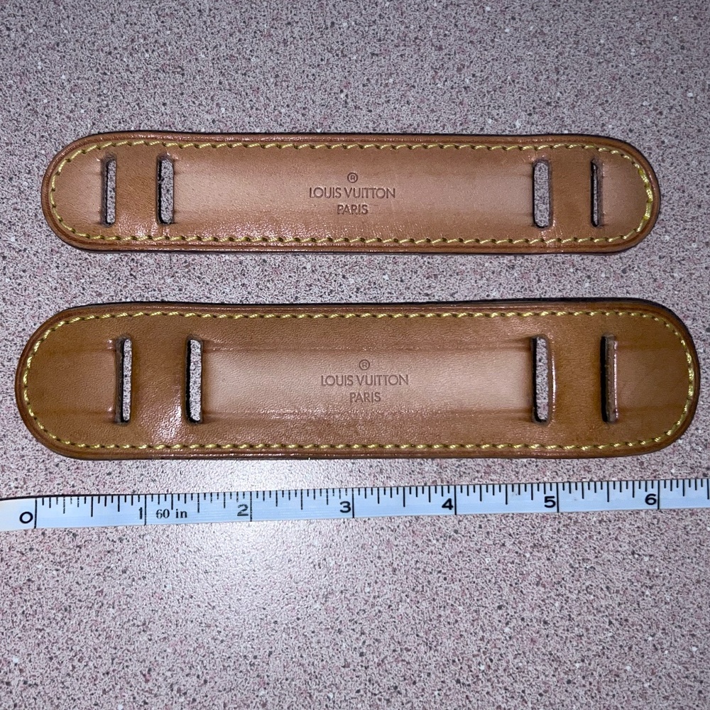 Authentic Louis Vuitton Vachetta Shoulder Pad (2)